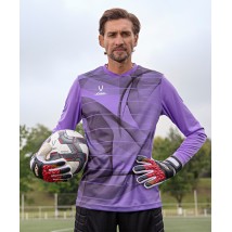 Свитер вратарский DIVISION PerFormDRY GK Pattern LS, сиреневый/темно-серый/белый